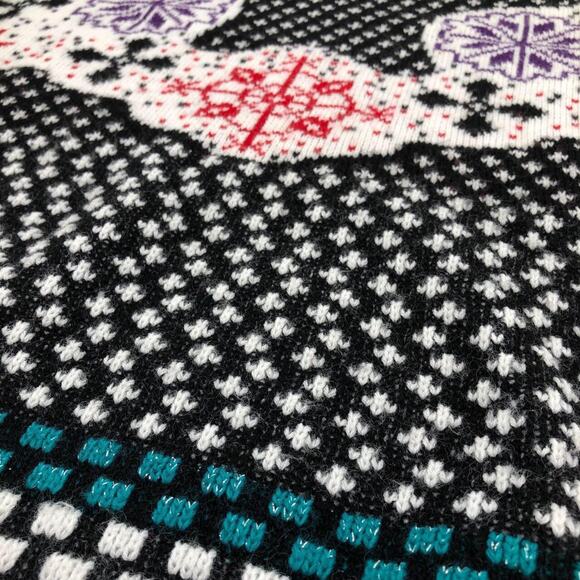 90s snowflake sweater 1990s vintage - Picture 3 of 4